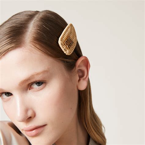 miu miu hair clip dupe|women's miu mitu accessories.